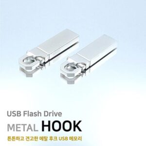 USB판촉물_네오 메탈 G1 후크 실버 4G(OTG C타입젠더 호환)(레이저인쇄포장 무료) 대표이미지