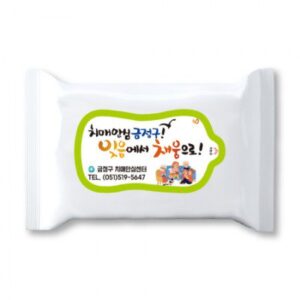 25매 백색 물티슈 관공서 판촉물 대표이미지